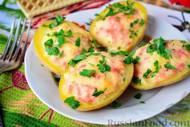 Фаршированный картофель
